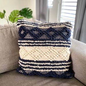 Handmade throw pillow